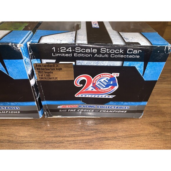 Dale Jr 2012 Impala #88 Diet Dew Dark Knight Nascar 1/24 Black & Silver Diecast - Picture 5 of 11